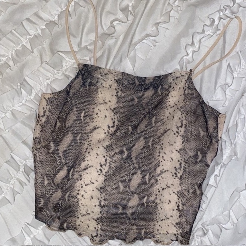 Snake Print Forever 21 top